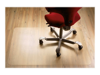 Tapis sol dur transparent  90x120  pour roulettes de siege