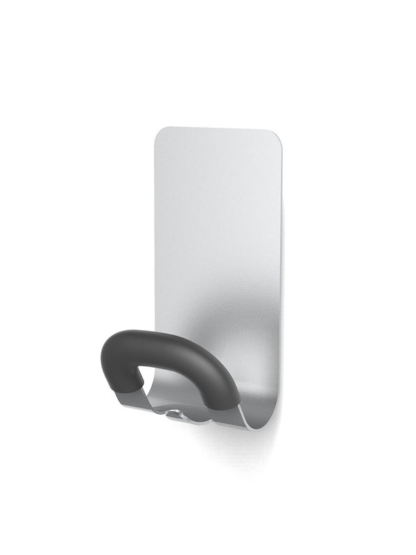 Patere magnétique 1p 5kg gris/noir