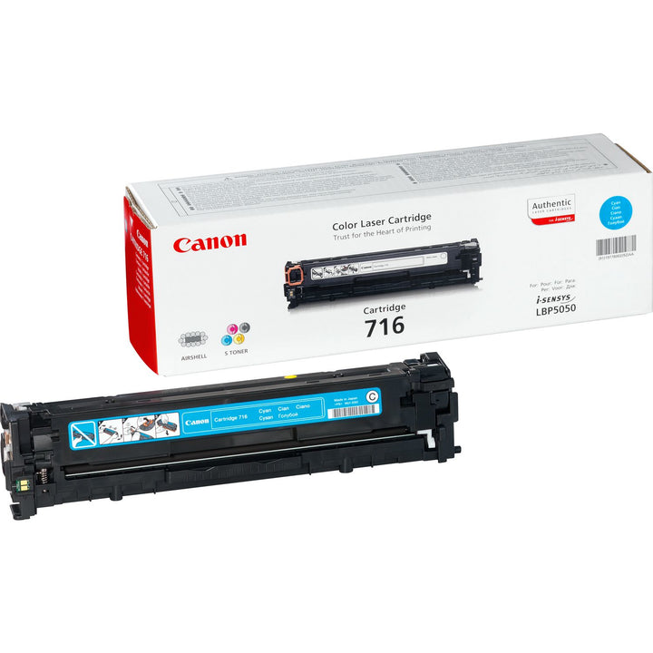 Cartouche toner Canon cyan 716 - 1500 pages
