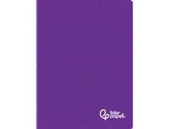 cahier couverture plastique 24x32 96p seyes-violet