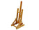 Chevalet de table en bois - pin vernis-34x16x13 cm