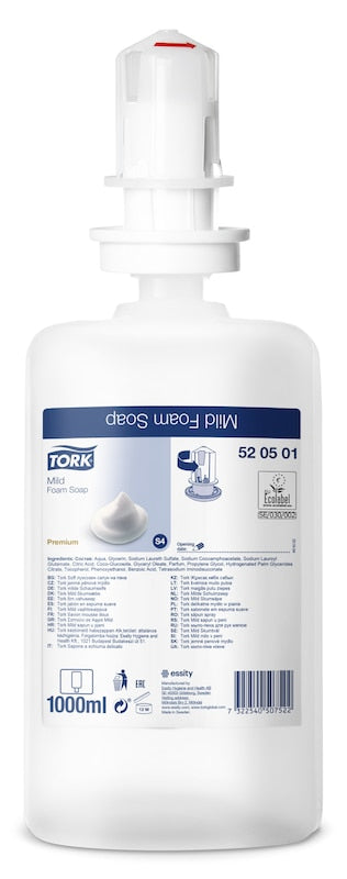 Savon mousse Tork S4 -1 litre