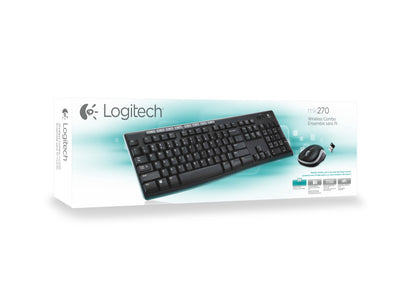 Clavier/souris sans fil mk270 - confort et durabilité