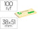 bloc note adhésif quick repositionnable - 38x51 lot de 3