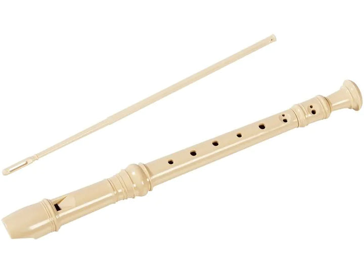 Flûte en plastique ABS - Doigté Baroque - Ecru