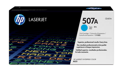 Cartouche toner HP 507a cyan - haute qualité d'impression