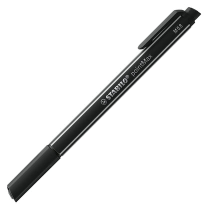 Feutre pointmax noir - pointe moyenne 0,8 mm