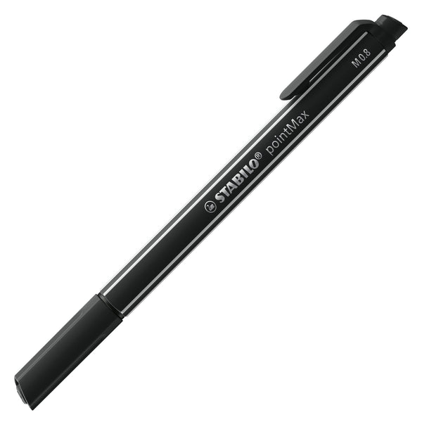 Feutre pointmax noir - pointe moyenne 0,8 mm