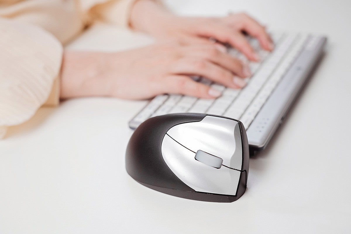 Souris verticale sans fil - Ergonomie pour gauchers