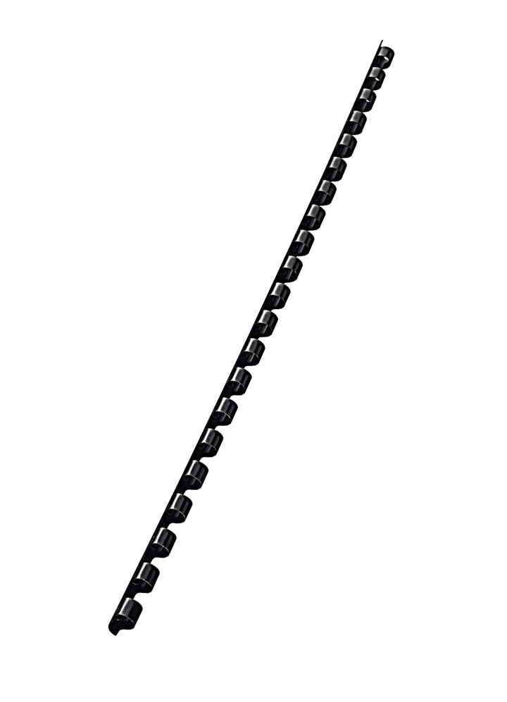 Baguette de reliure 6mm-noir -boite de 100