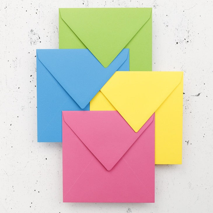Enveloppes Pollen 165x165 mm - Jaune vif