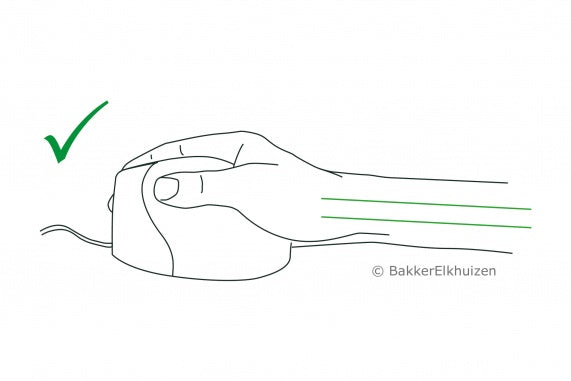 Souris verticale sans fil - ergonomie et confort