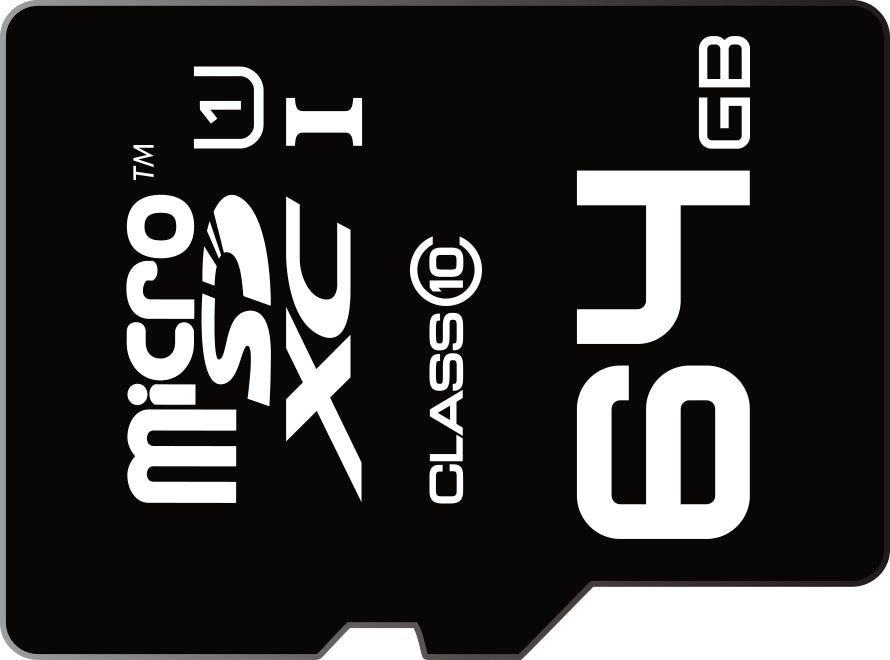 Carte microsdxc 64gb - haute vitesse classe 10