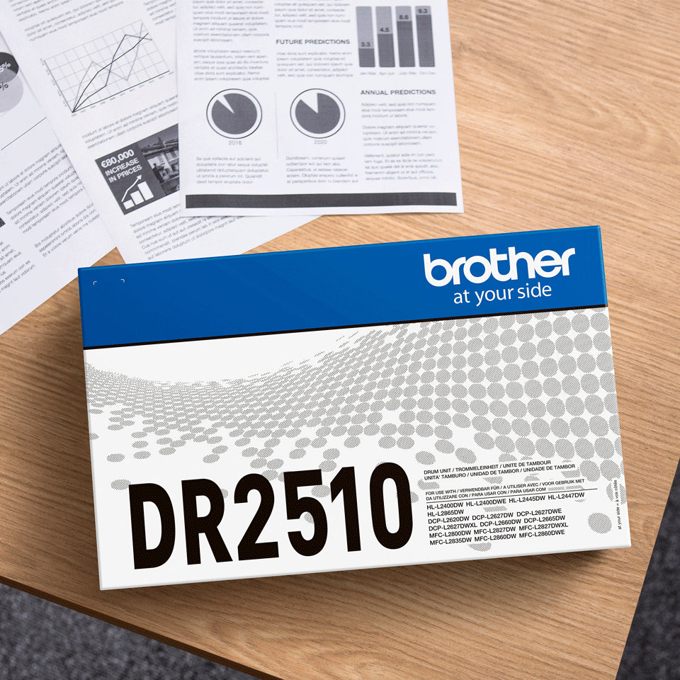 Tambour Brother dr2510 - haute capacité 15 000 pages