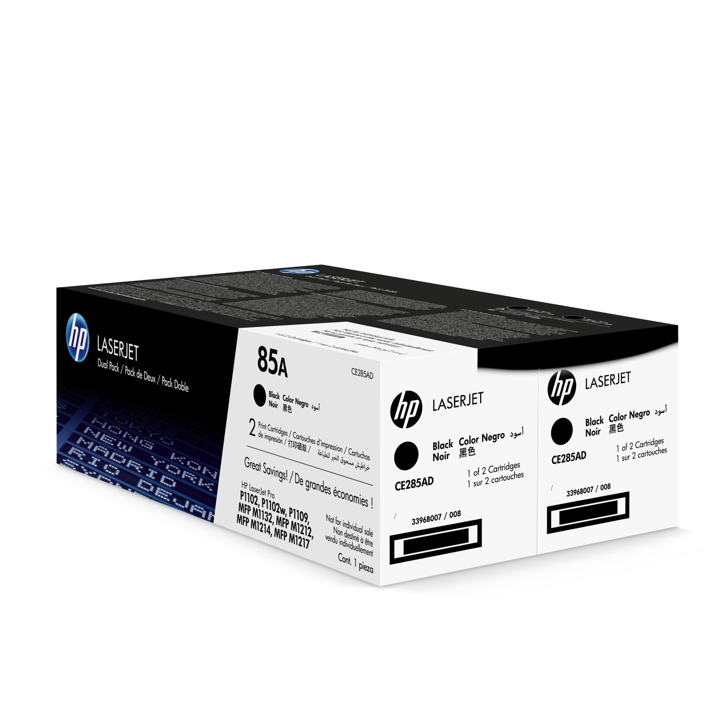 Cartouche toner HP ce285ad - pack économique 2 pièces
