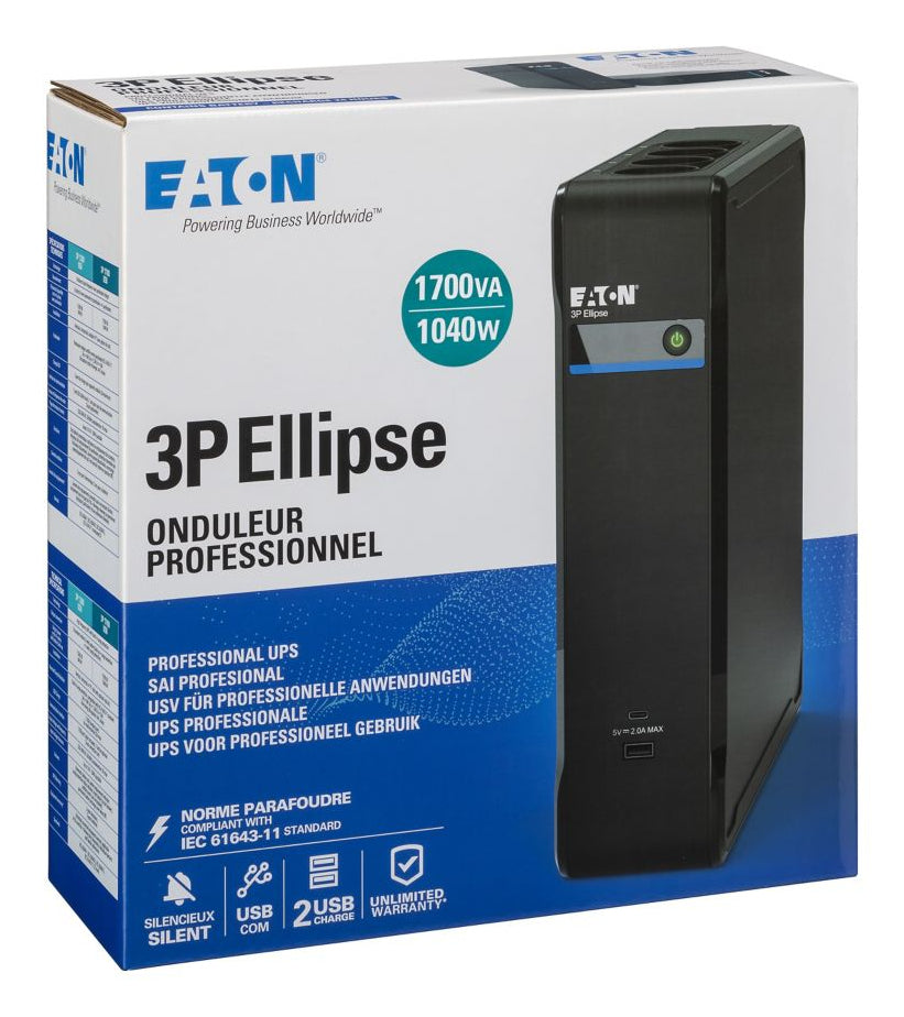 Onduleur 3p ellipse 1700usbfr - puissance 1700 va