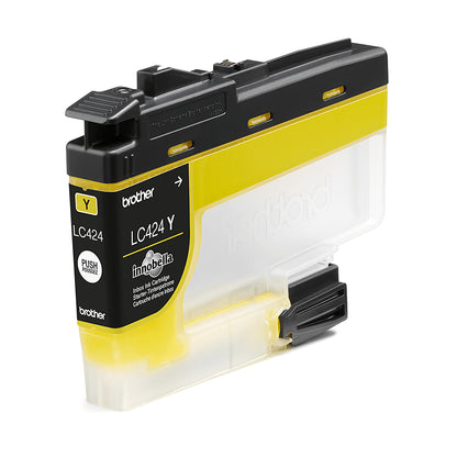 Cartouche d'encre Brother LC424y - jaune, 750 pages