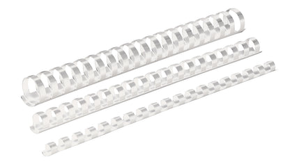 Reliure plastique 6mm blanc -