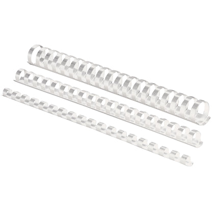 Reliure plastique 6mm blanc -