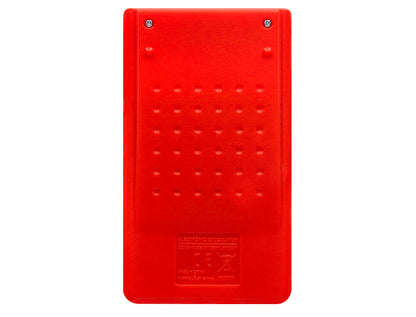 Calculatrice poche 8chiffres solaire rouge