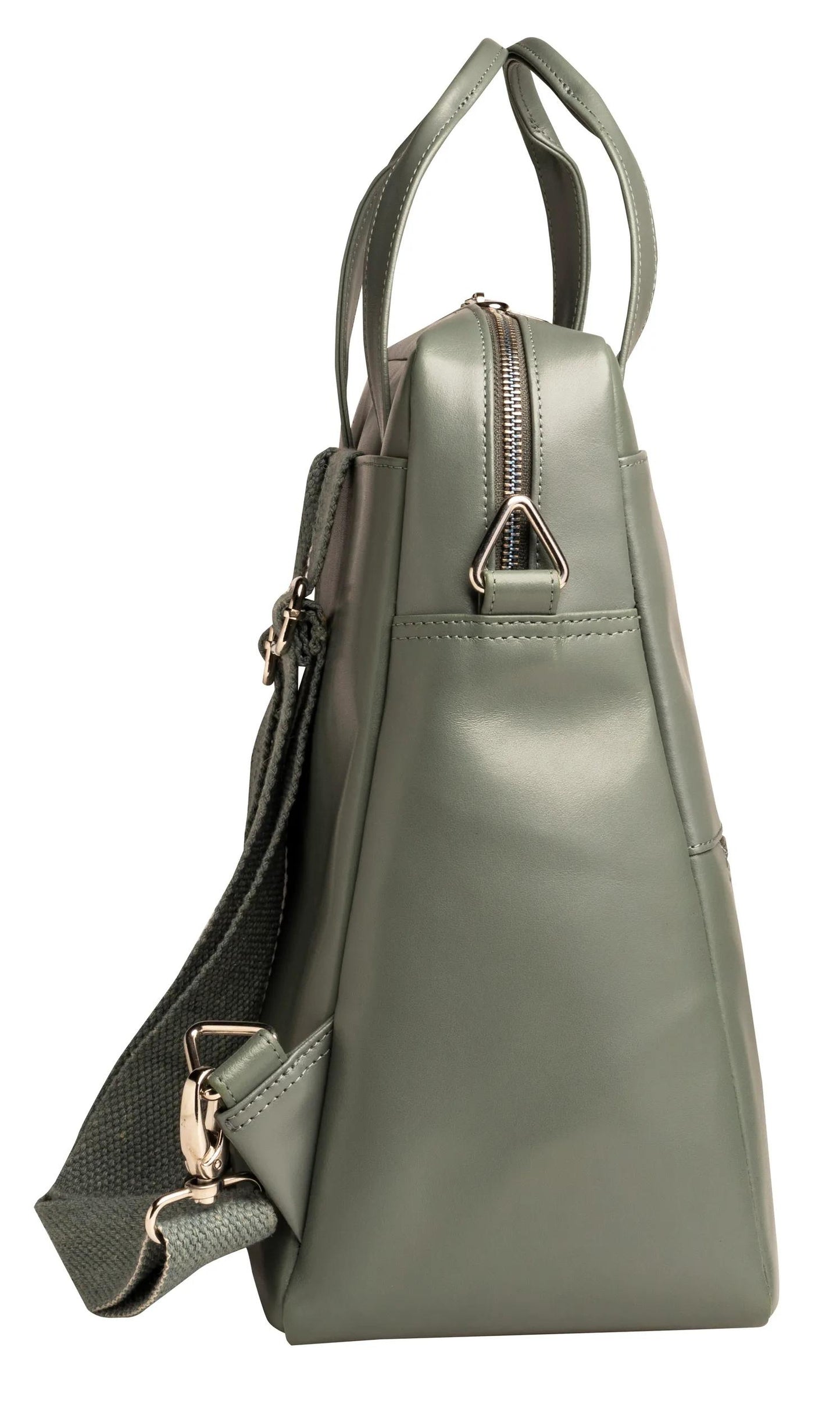 Sac à dos ordinateur 14" cuir gris - élégance et praticité