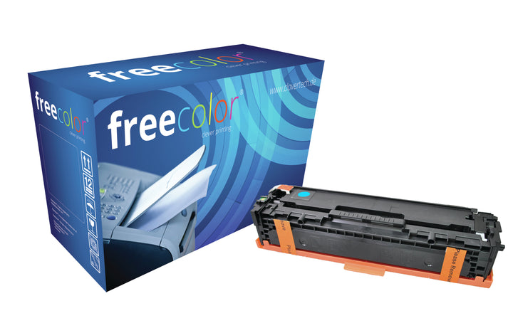 Toner remanufacturé HP cyan ce321a - rendement 1300 pages