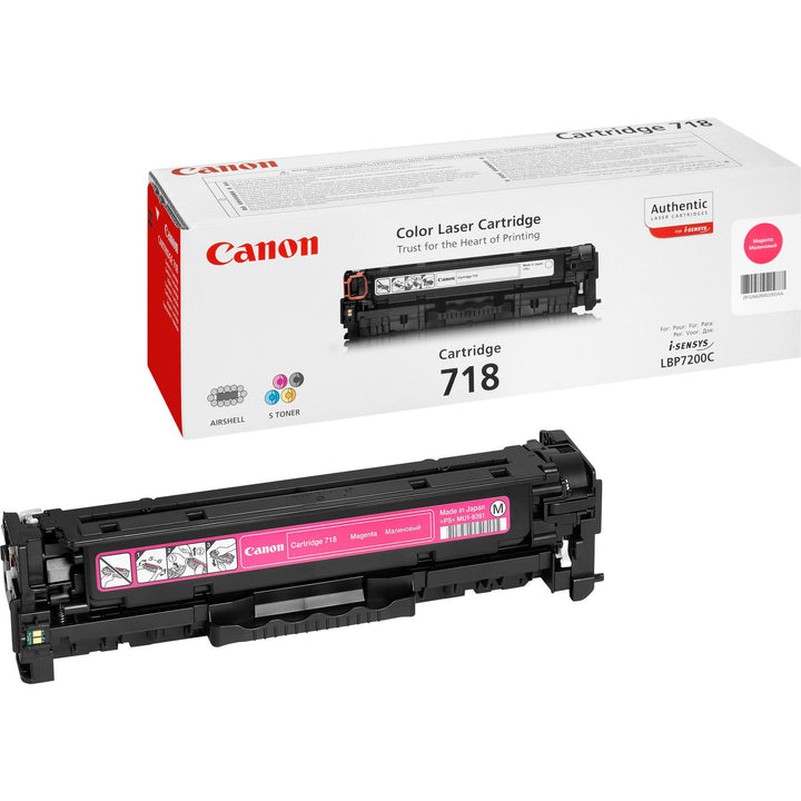 Cartouche toner Canon magenta 718m - haute capacité
