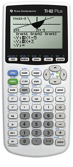 Calculatrice scientifique ti-82 plus texas