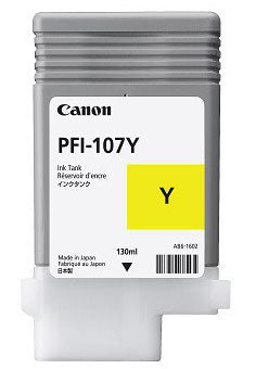 Cartouche d'encre jaune 130ml - pigments pour canon
