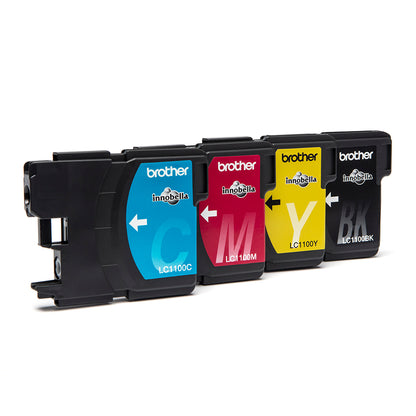 Pack 4 cartouches Brother lc1100 - rendement élevé