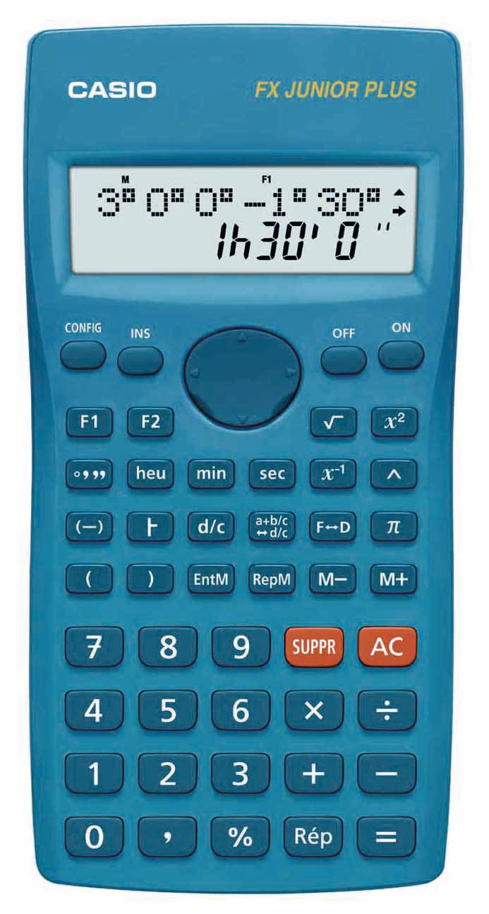 Calculatrice scientfique  fx junior+ casio