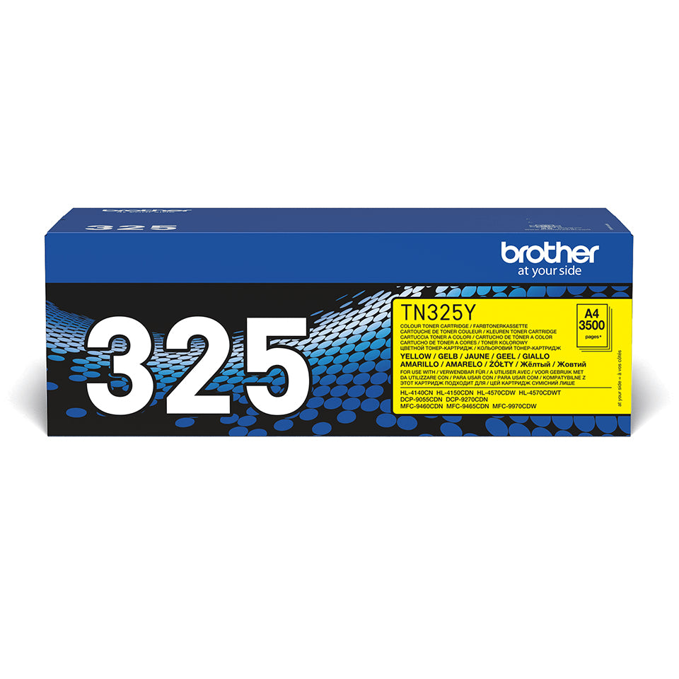 Cartouche toner Brother jaune tn-325 - haut rendement 3500 pages