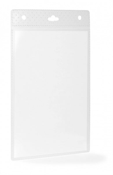 Porte-badge a6 - polypro transparent, boîte de 20