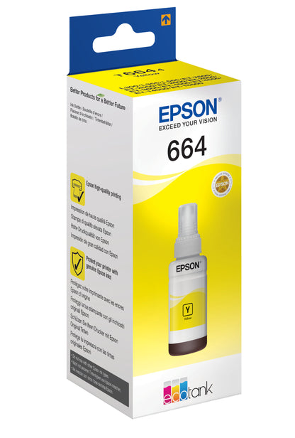 Cartouche d'encre Epson ET-T6644 jaune 70ml - économies et fiabilité