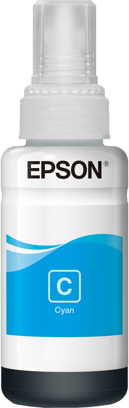Cartouche d'encre Epson ET-T6642 cyan 70ml - impression économique