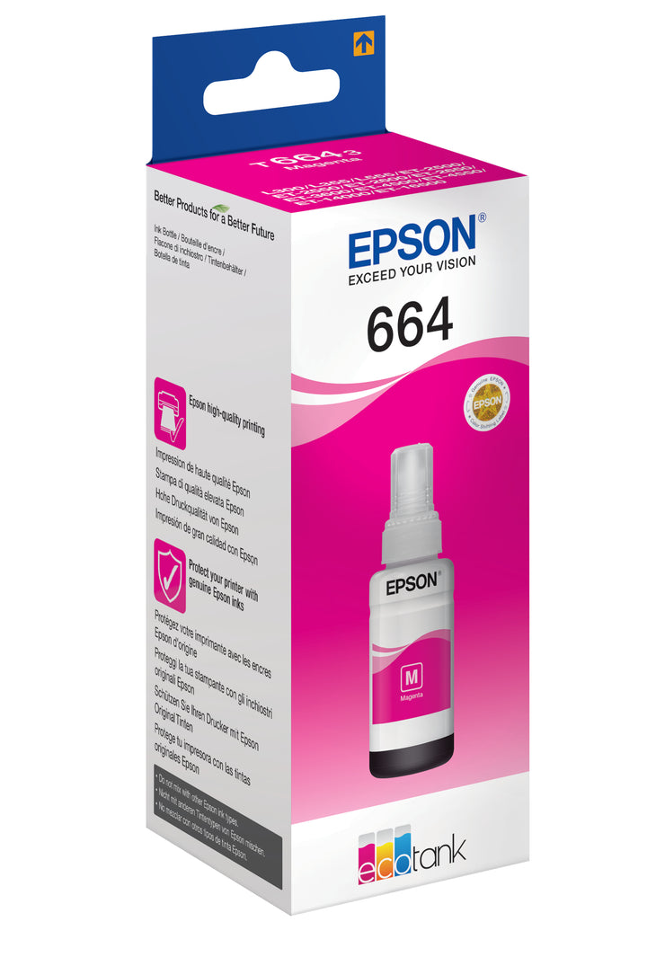 Cartouche d'encre Epson ET-T6643 magenta 70ml - économique et fiable