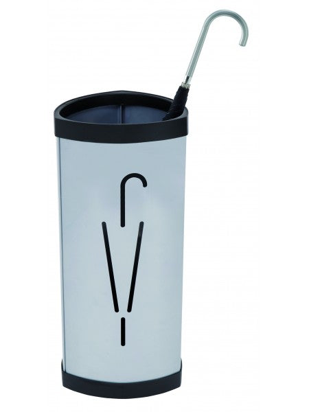 Porte-parapluie acier - gris