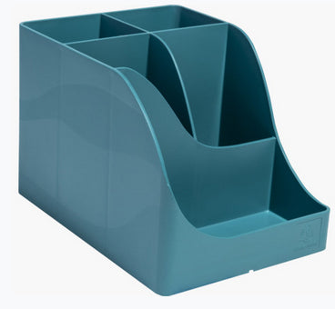 Pot crayons pen wave 5 compartiments-bleu pacifique