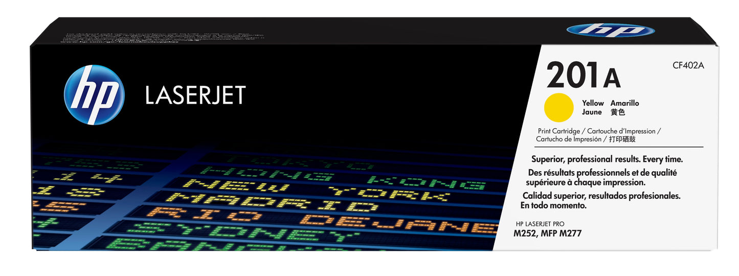 Cartouche toner HP laser jaune 201a - 1330 pages