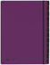 TRIEUR CARTE RIGIDE 12C VIOLET