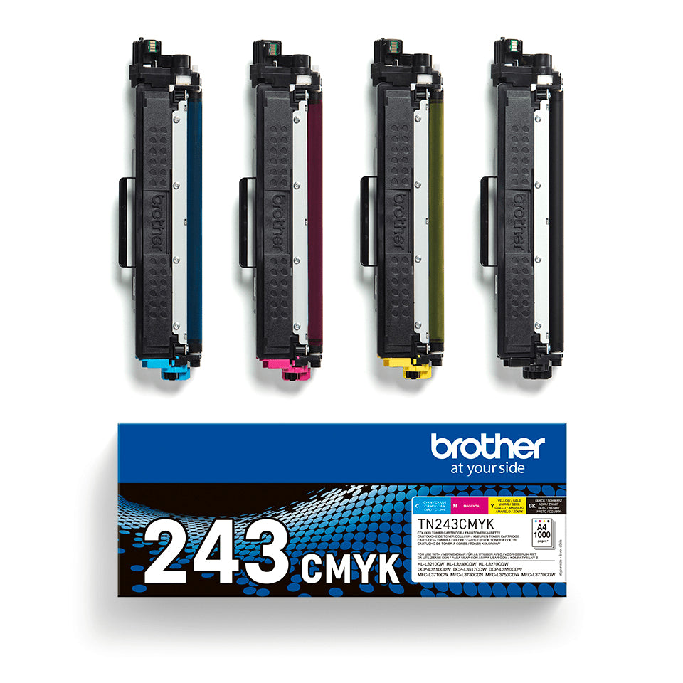 Pack Toner Laser TN-243 - Imprimez 1000 Pages