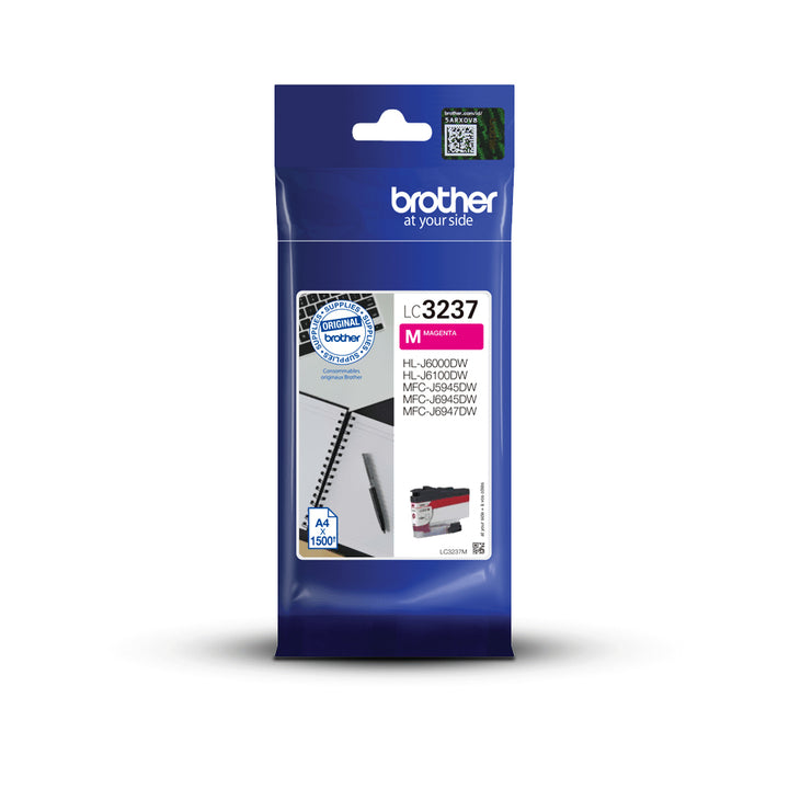 Cartouche d'encre Brother LC3237m - 1500 pages magenta