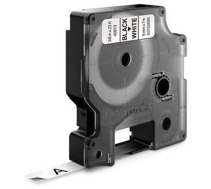Ruban  Dymo D1  9mm - noir/blanc