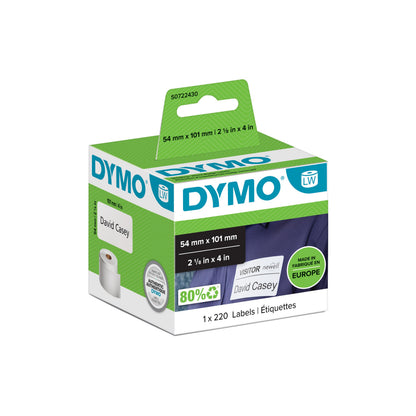 DYMO LW Étiquettes d'expédition/de badge nominatif 54 x 101 mm