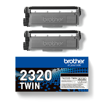 Pack toner noir tn2320 - double capacité