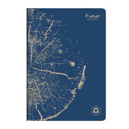 Cahier piqué FOREVER  100% recyclé A4 96 pages quadrillé 5x5