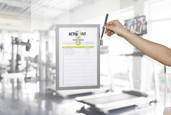Porte-Aff.Duraframe Note Adh.Argt