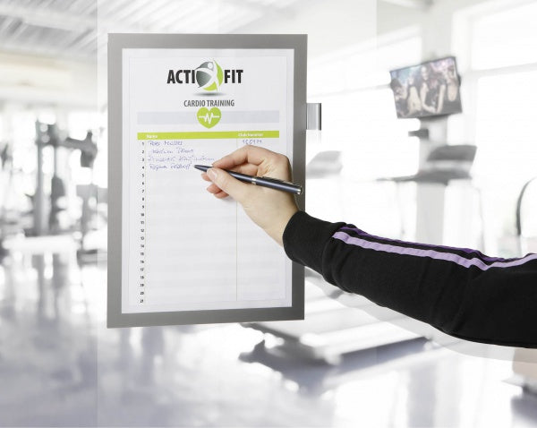 Porte-Aff.Duraframe Note Adh.Argt
