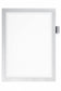 Porte-Aff.Duraframe Note Adh.Argt