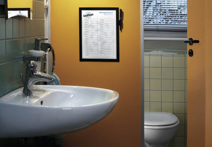 Porte-Affiche Duraframe Note Adhésif Noir